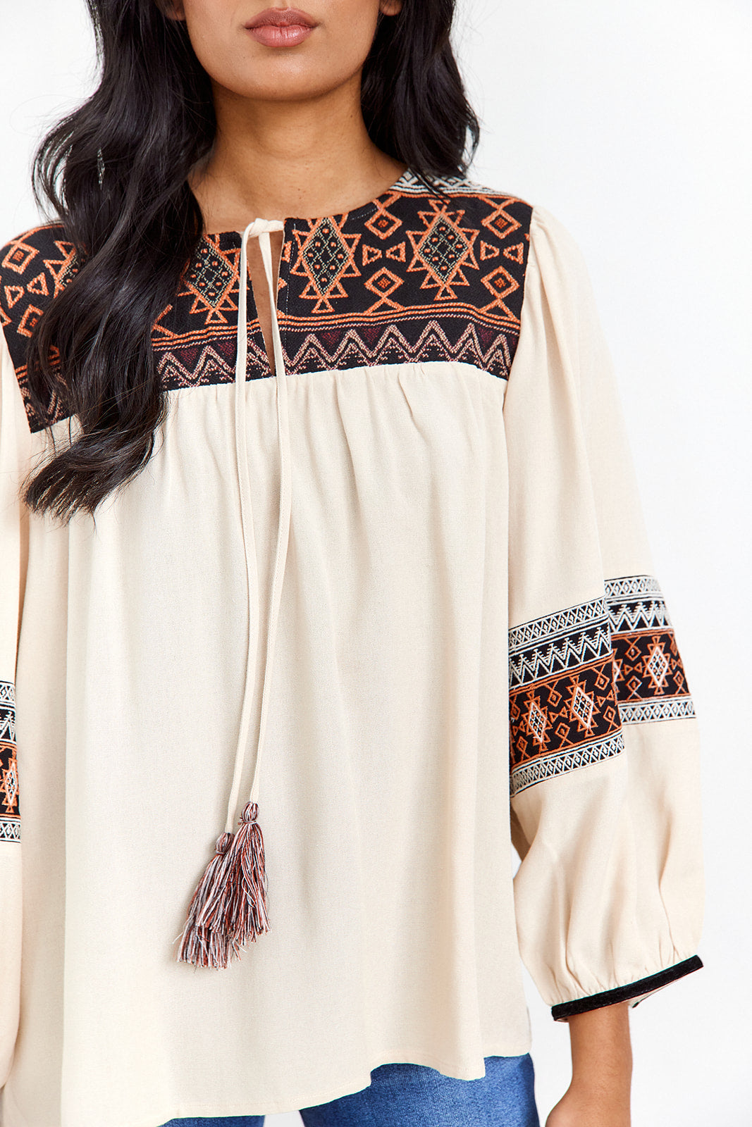 SALE - Hart Embroidered Top