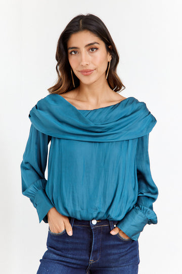 SALE- Carleen One Shoulder Blouse