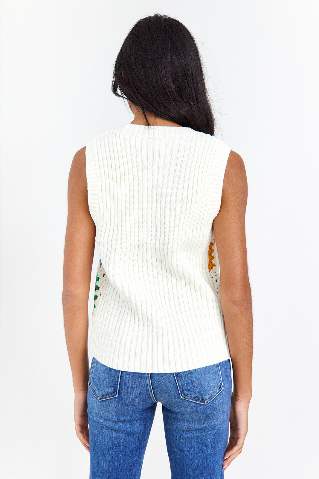 SALE - Irelynn Crochet Sweater Vest