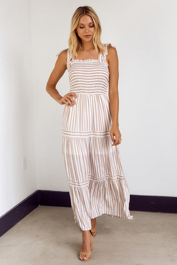 Antonella Striped Maxi Dress