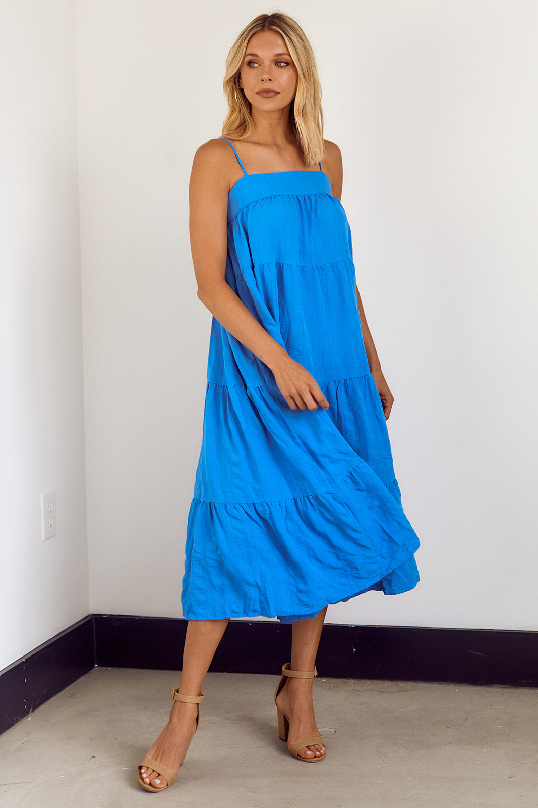 Boca Tiered Midi Dress