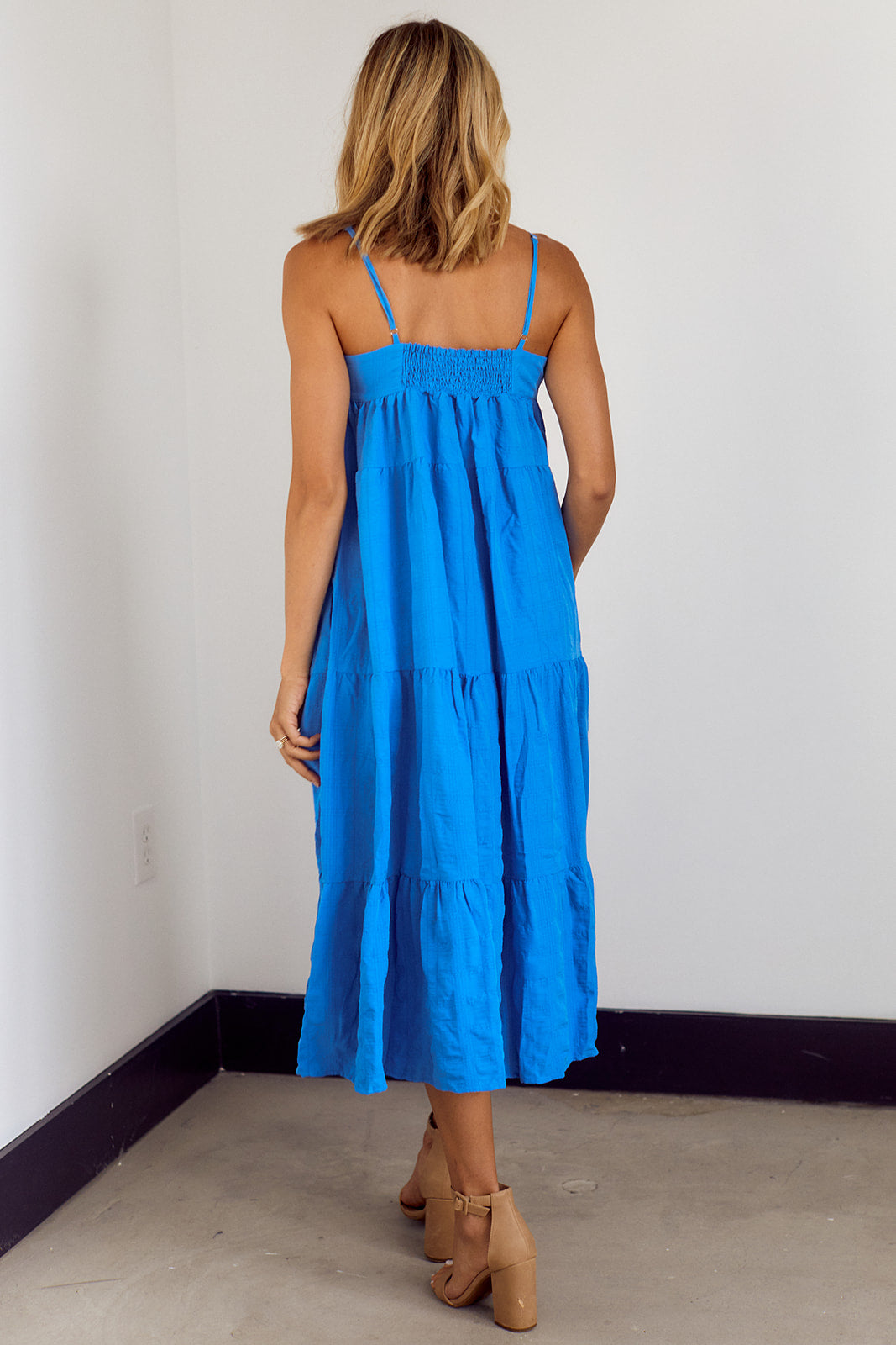 Boca Tiered Midi Dress