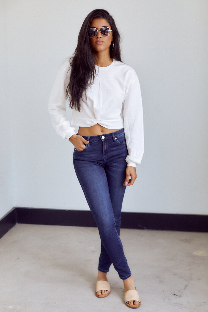 Jette Twist Front Sweatshirt