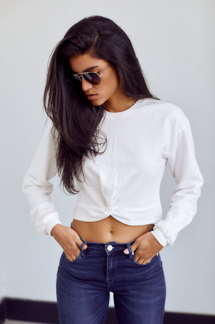 Jette Twist Front Sweatshirt