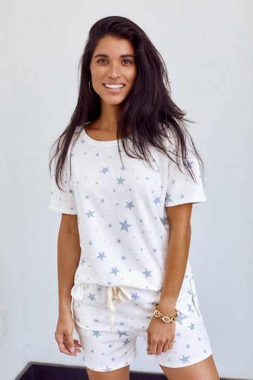 Mia Star Print Lounge Short