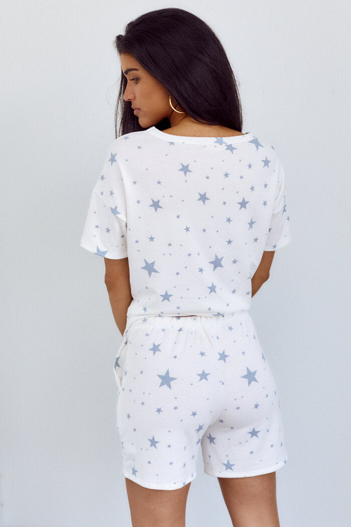 Mia Star Print Lounge Short
