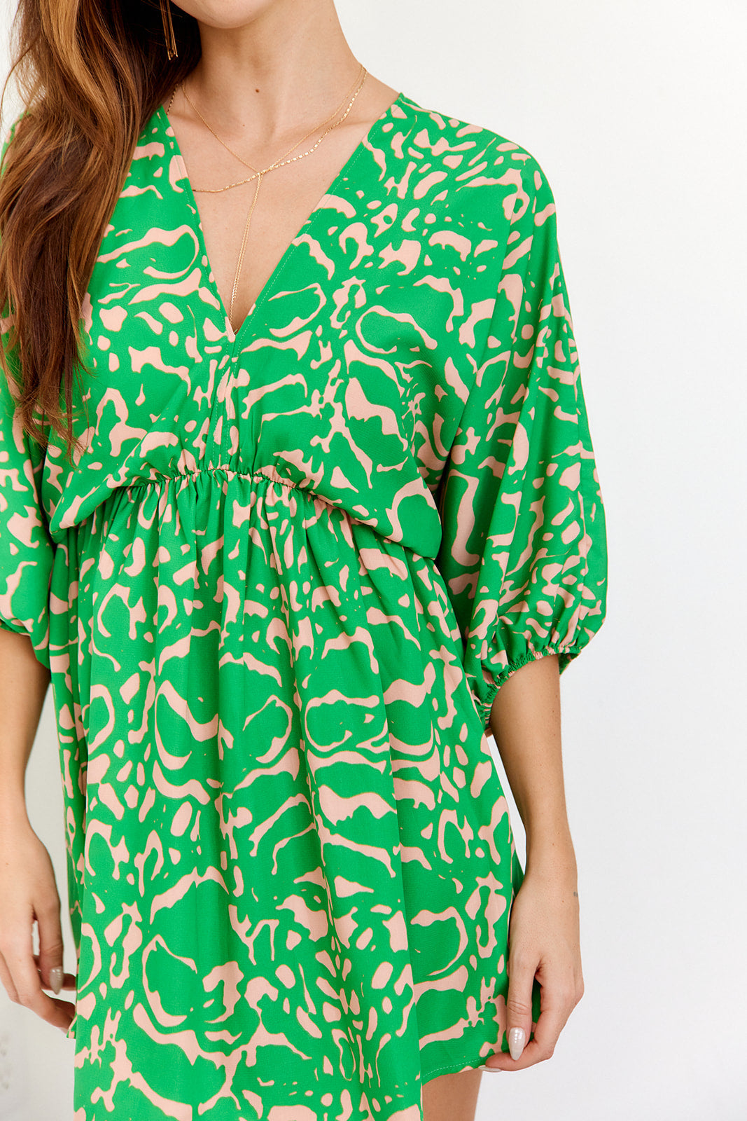 SALE - Peony Tie Back Mini Dress