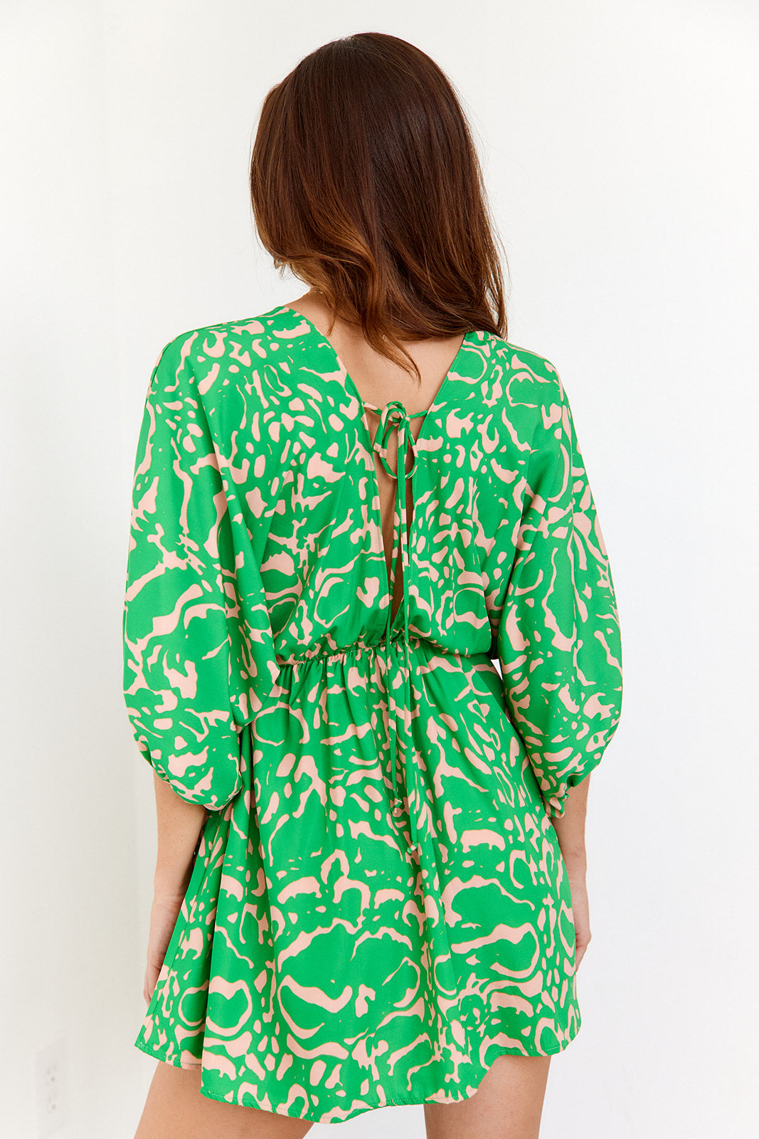 SALE - Peony Tie Back Mini Dress