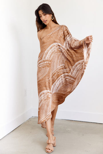 SALE - Paris One Shoulder Midi Dress
