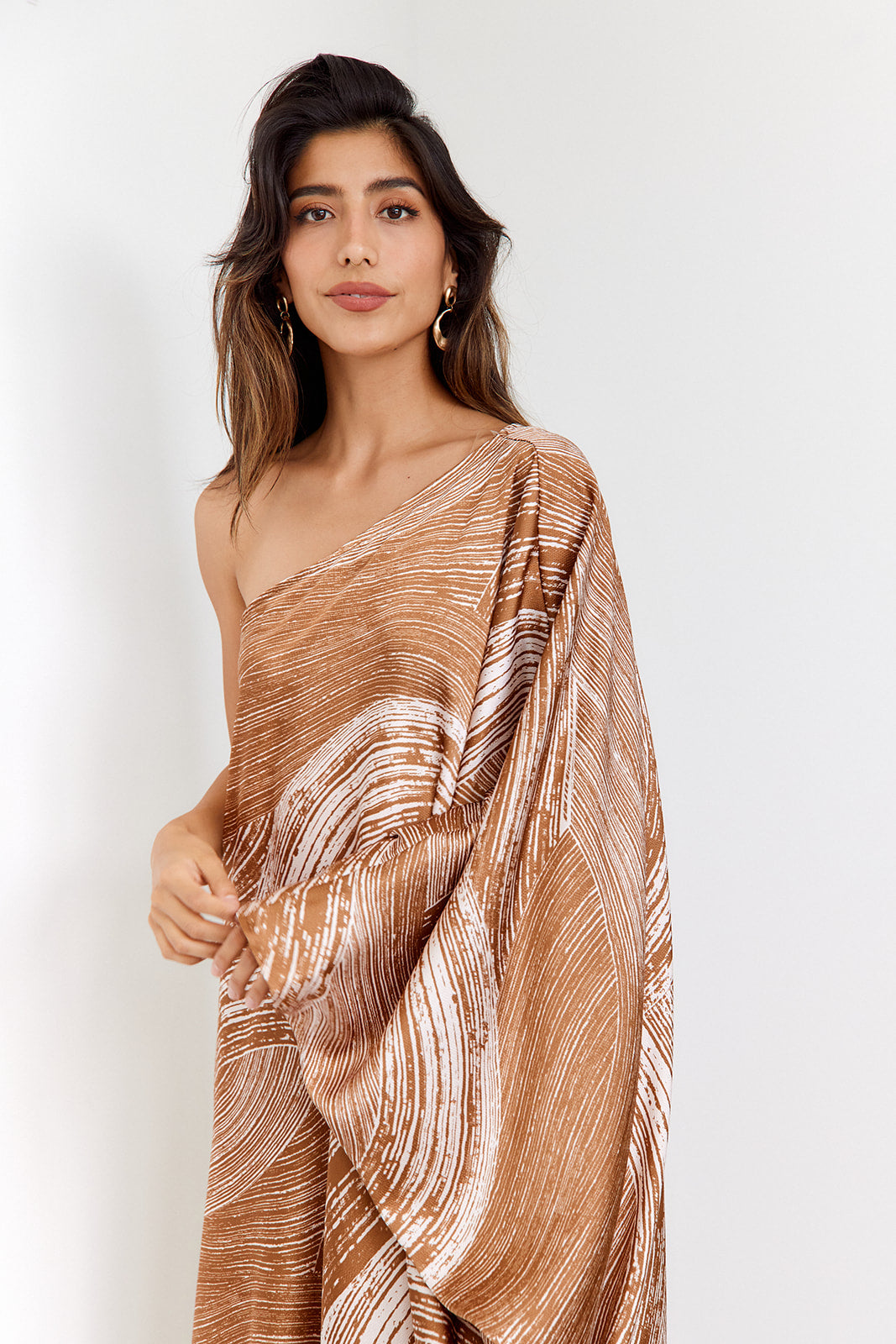 SALE - Paris One Shoulder Midi Dress