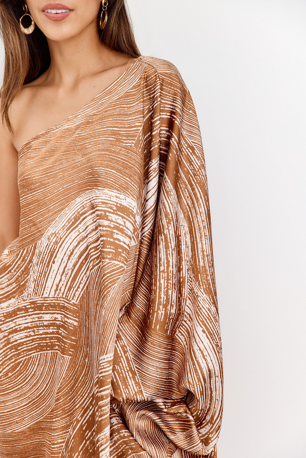 SALE - Paris One Shoulder Midi Dress