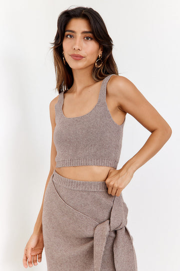SALE - Eliza Sweater Cropped Top