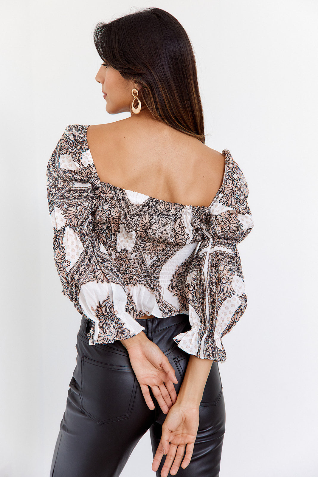 SALE - Agnes Printed Blouse