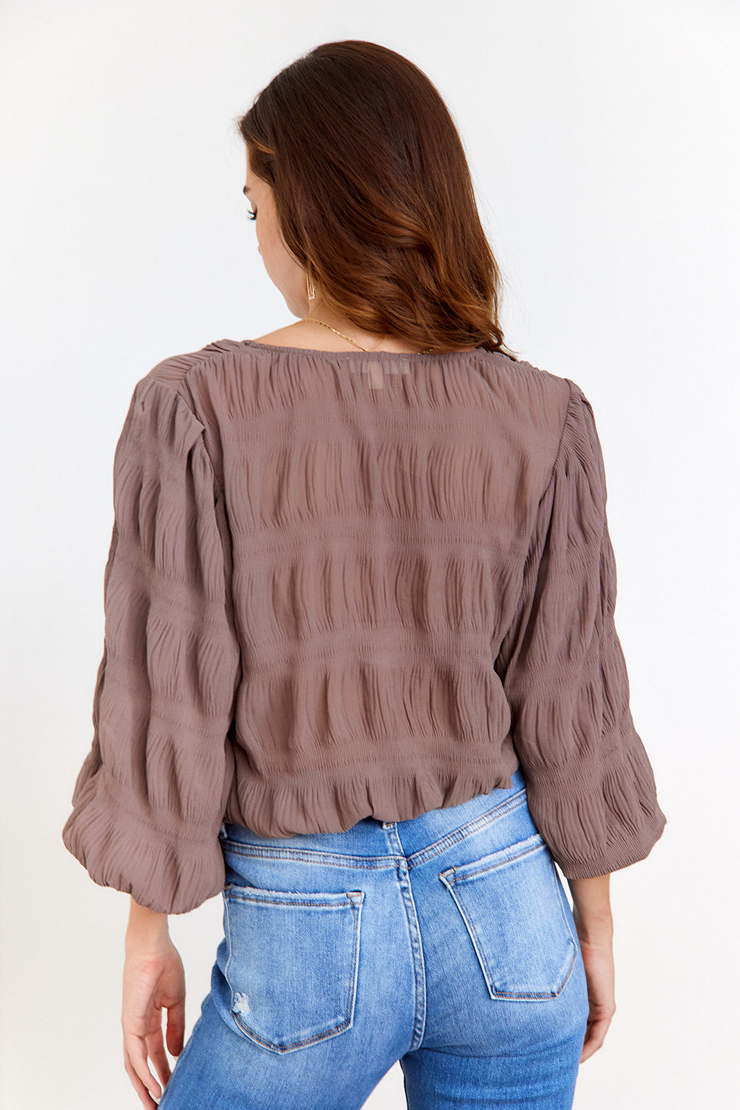 SALE - Emerson Textured Blouse