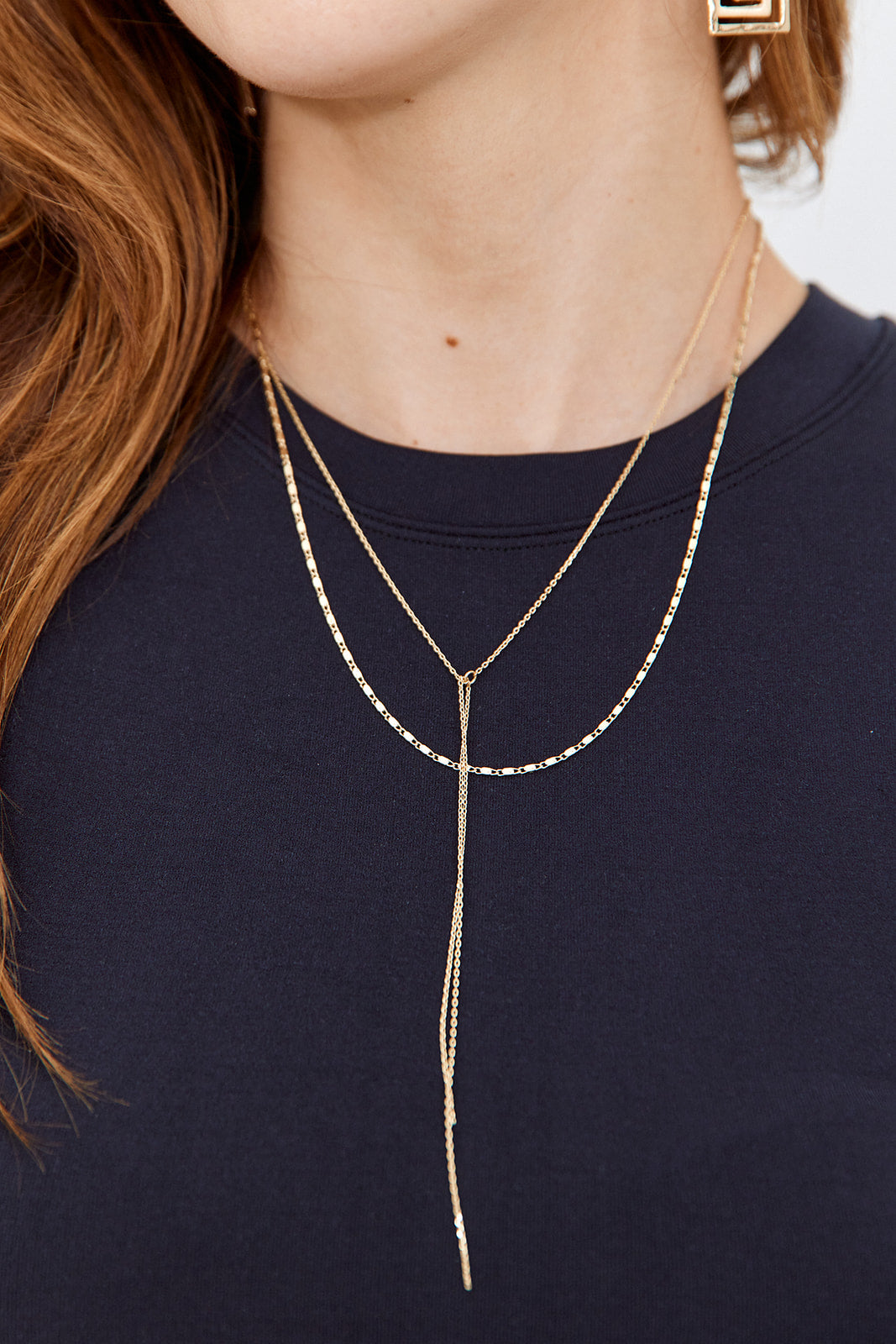 Portia Chain Y Necklace