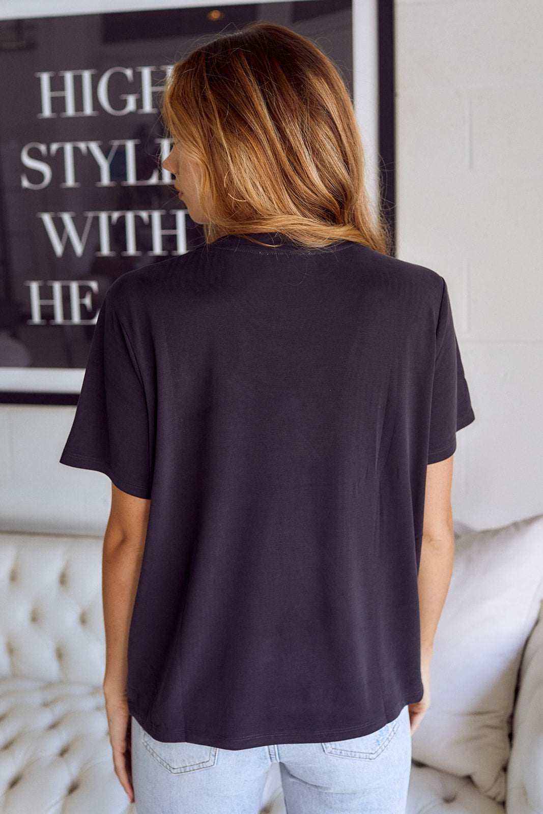 Simmons Short Sleeve Knit Top