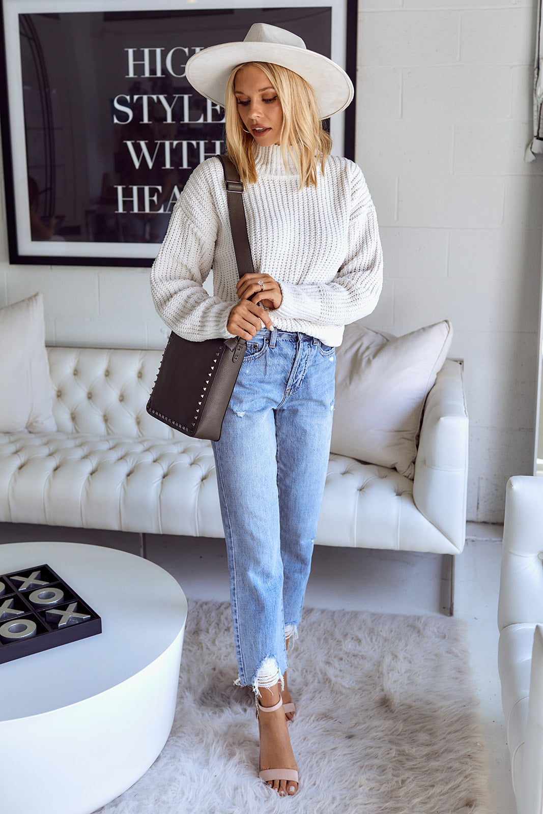 Shanie Mock Neck Sweater
