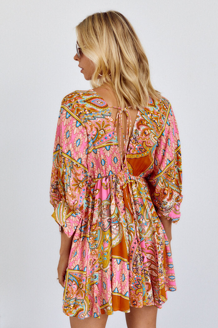 Rhoda Paisley Print Dress