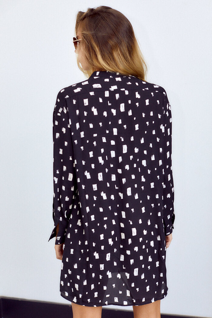 Linden Printed Shirt Dress