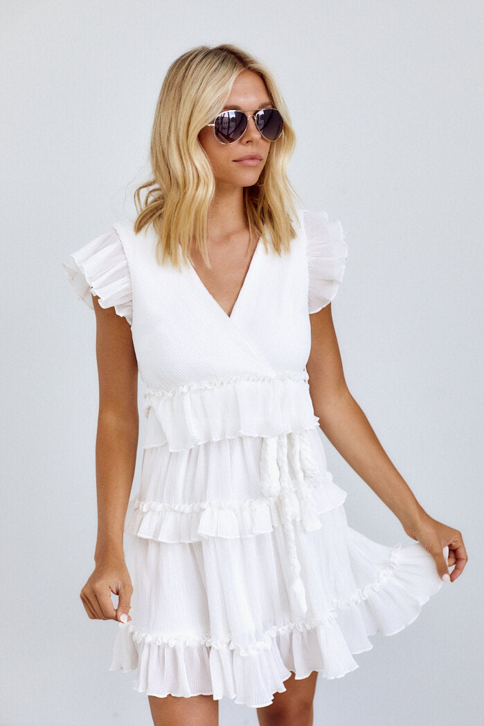 Laivy Tiered Tie Waist Dress