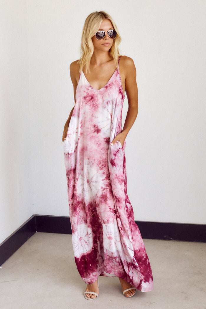 Skylar Tie Dye Maxi Dress