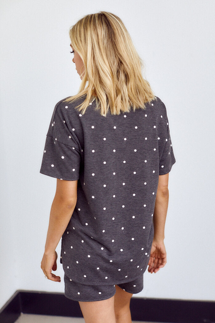 Harper Polka Dot Lounge Top