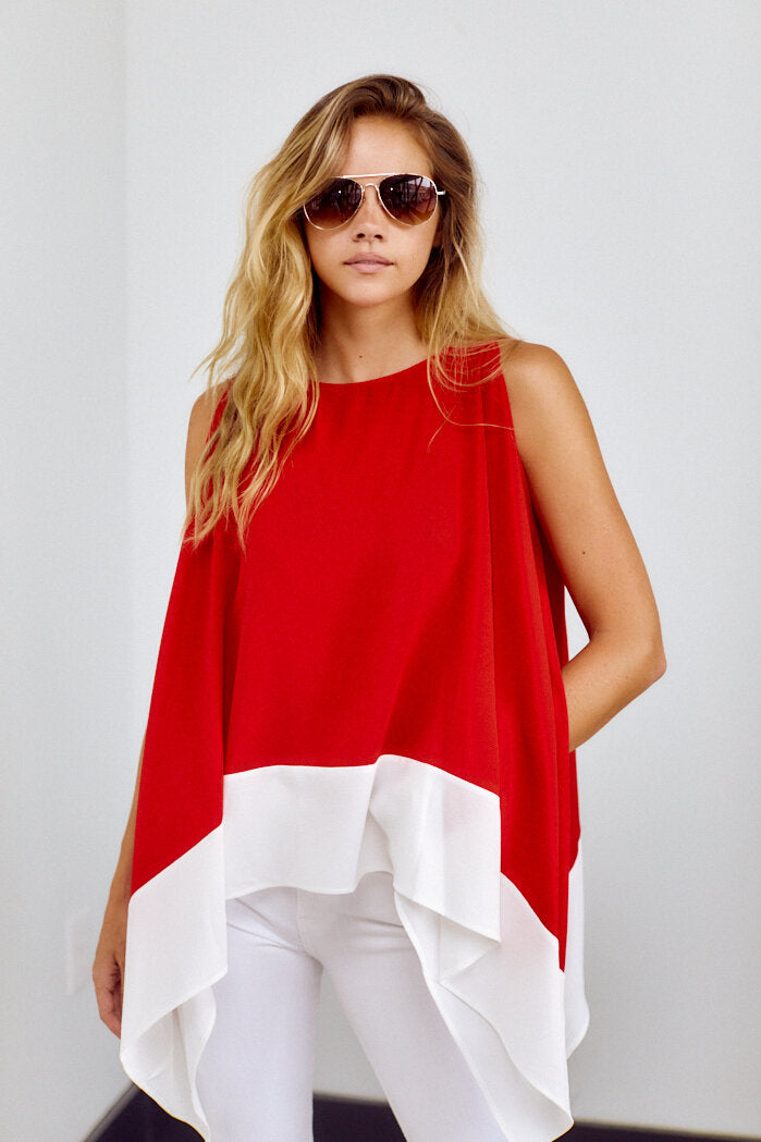 Mabel Cold Shoulder Top
