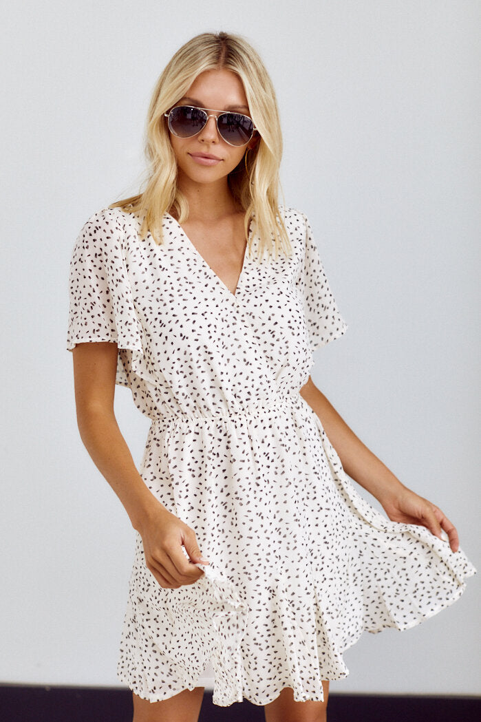 Melbourne Flutter Sleeve Dress