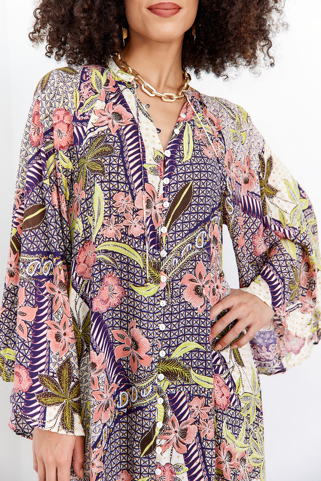 SALE - Miriam Printed Maxi Dress