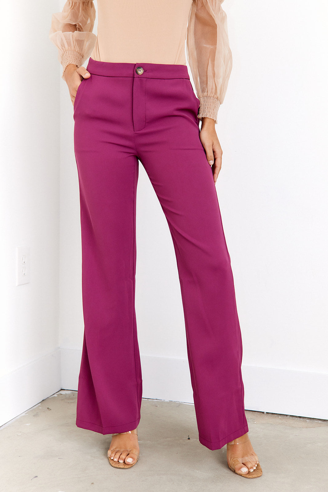 SALE - Leona Crop Flare Trouser