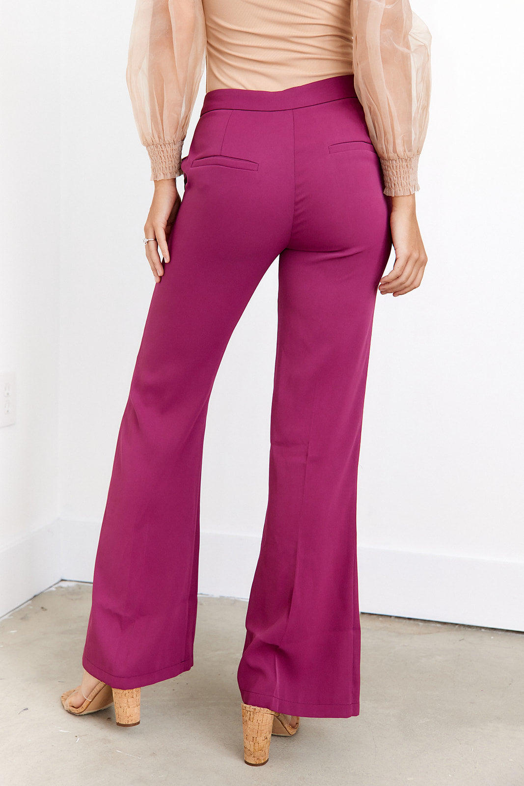 SALE - Leona Crop Flare Trouser