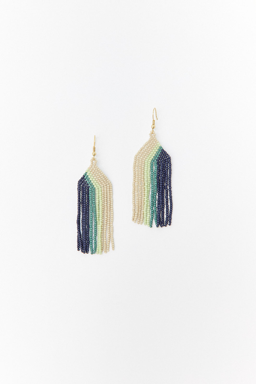 Ink + Alloy Vertical Stripe Fringe Earring