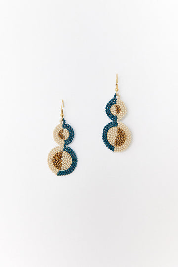 Ink + Alloy Double Circle Earring
