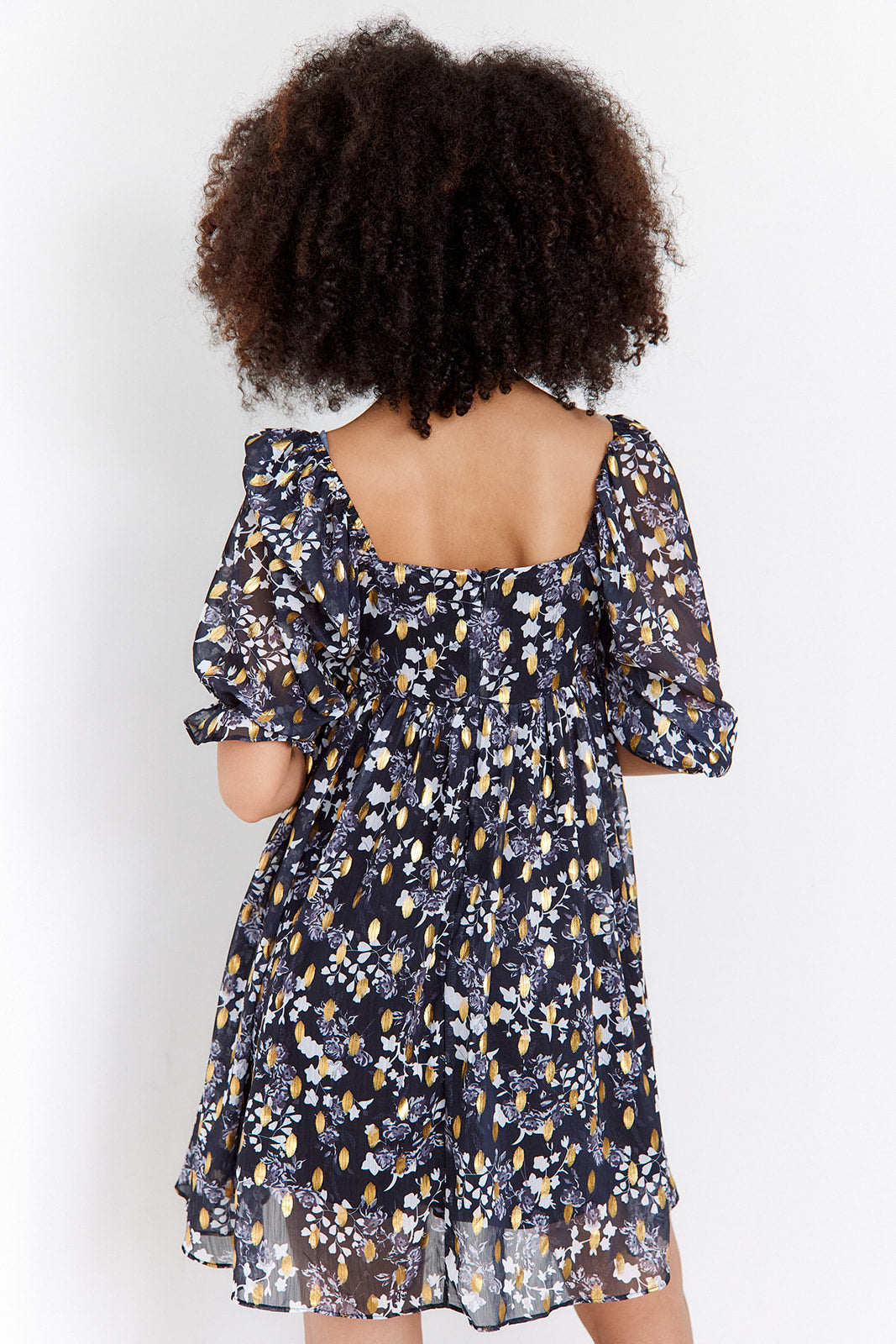 SALE - Betty Printed Babydoll Dress