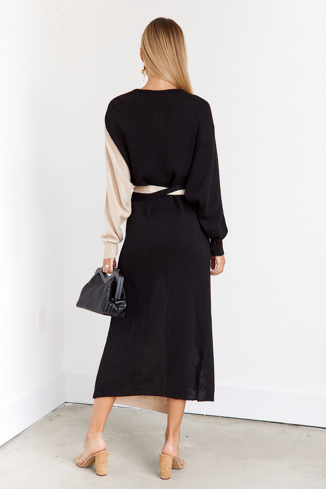 SALE - Milka Wrap Sweater Maxi Dress