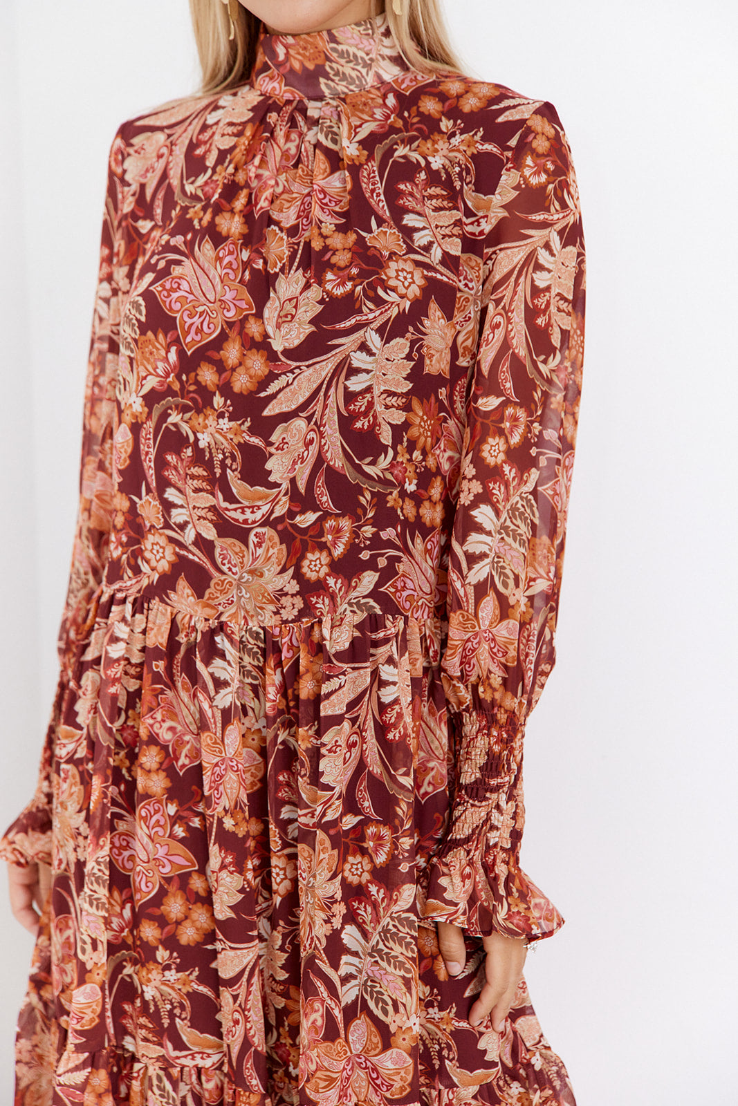 SALE - Corrine Floral Midi Dress