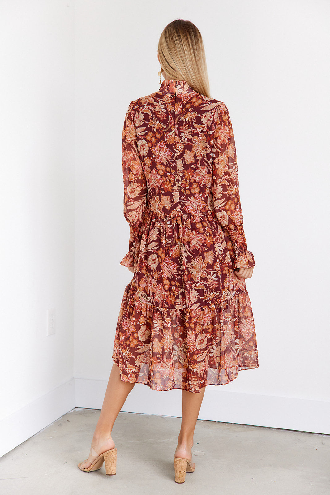 SALE - Corrine Floral Midi Dress