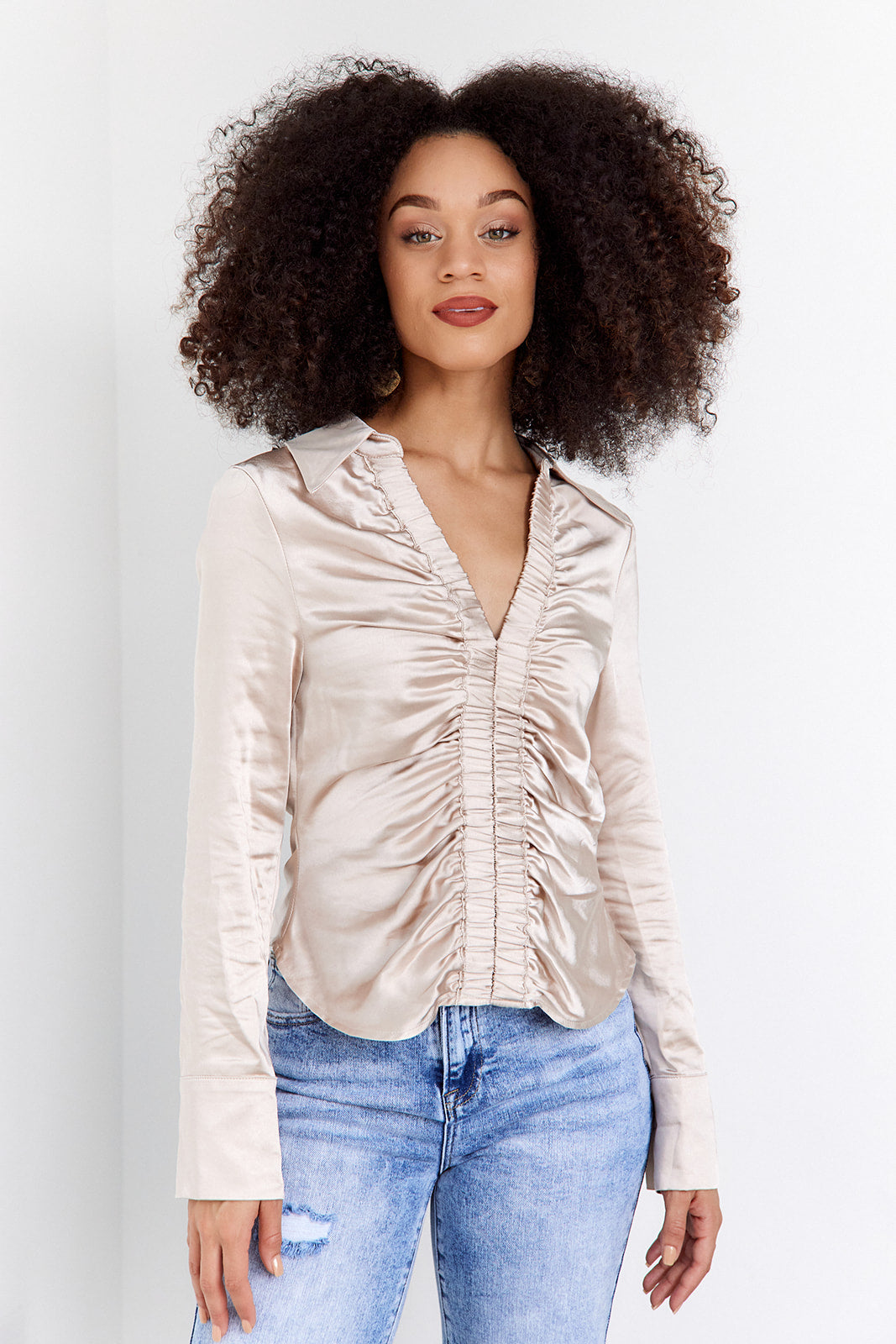 Yasmeen Collared Blouse