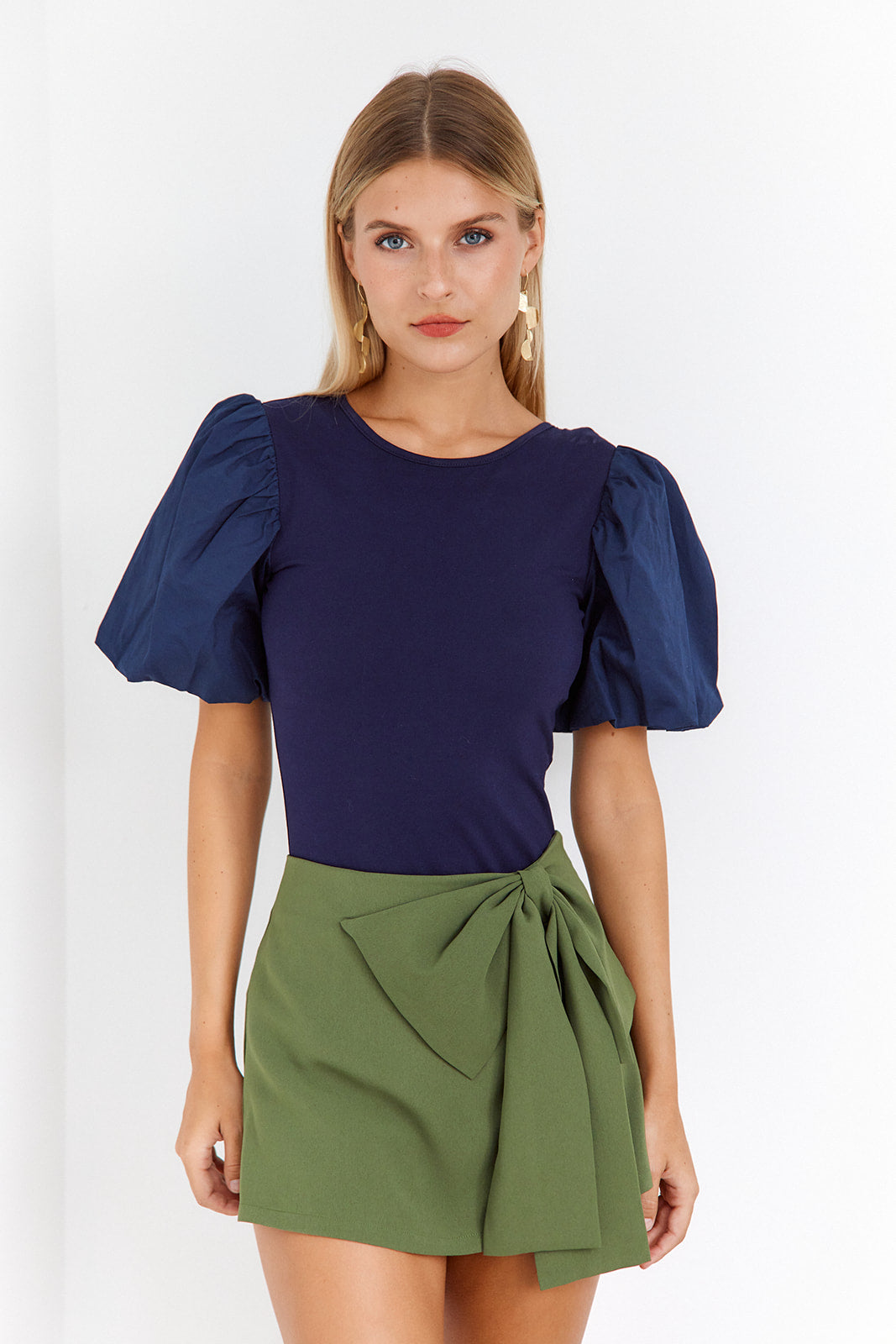 SALE- Lea Puff Sleeve Bodysuit