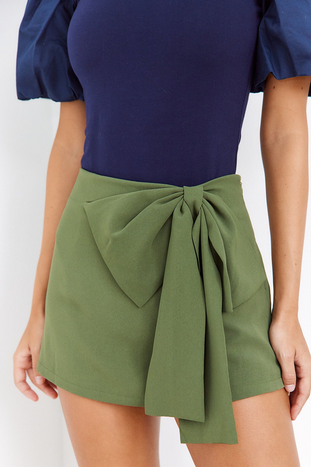 SALE- Donatella Wrap Mini Skirt