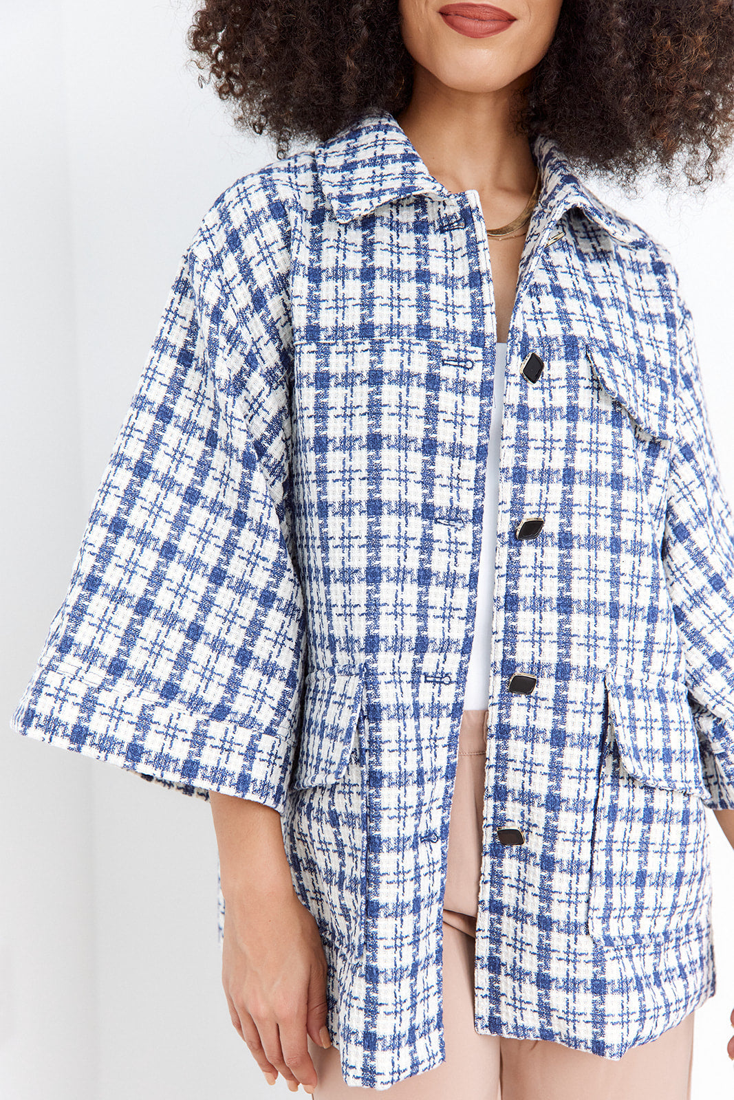 SALE - Frankie Plaid Jacket