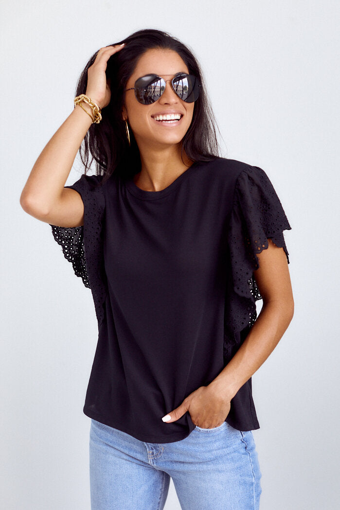Harper Sleeveless Lace Top