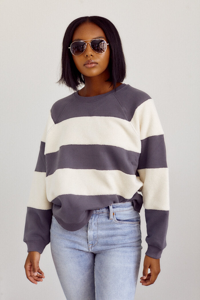Honora Stripe Sweatshirt