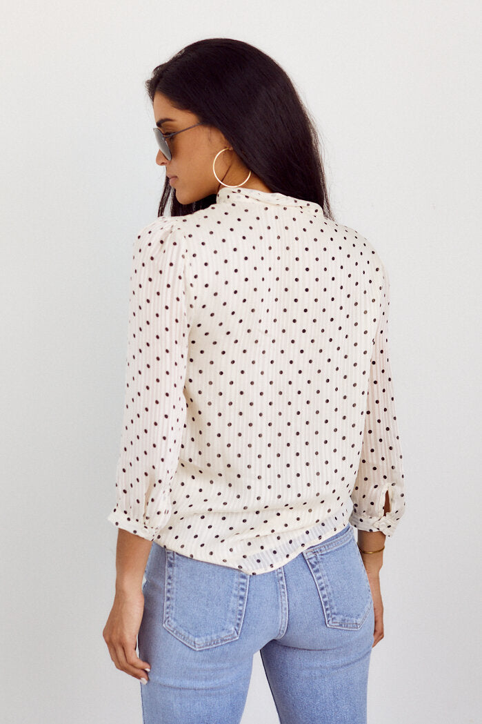 Lexington Polka Dot Blouse
