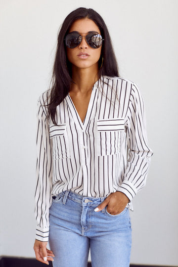 Bianca Stripe Blouse