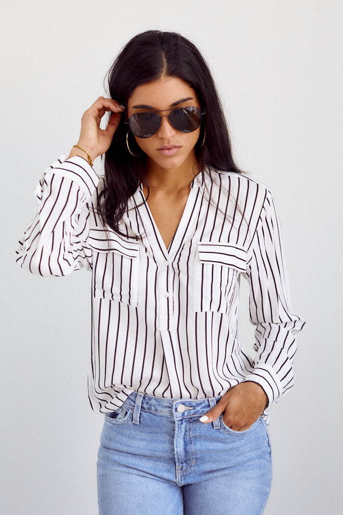 Bianca Stripe Blouse