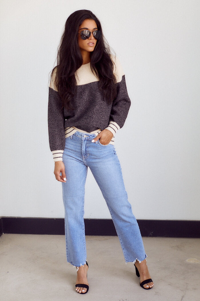 Corinne Colorblock Sweater