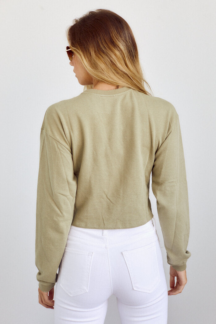 Jette Twist Front Sweatshirt