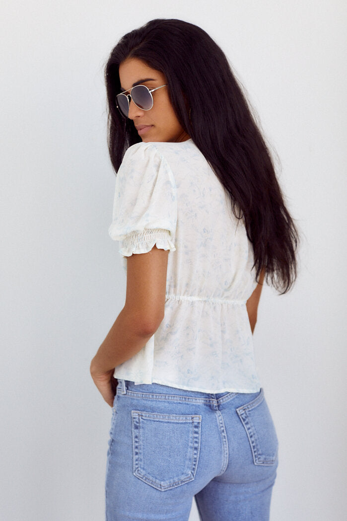 Fleming Button Front Blouse