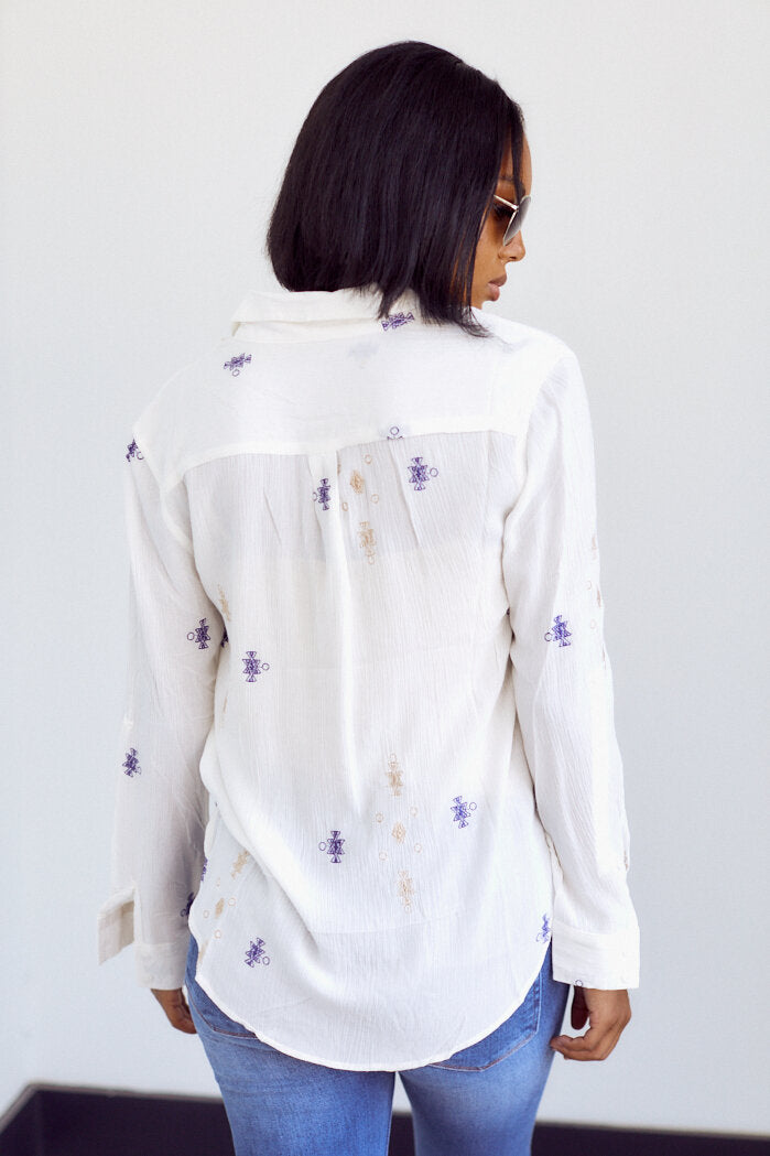 Delaney Button Down Blouse